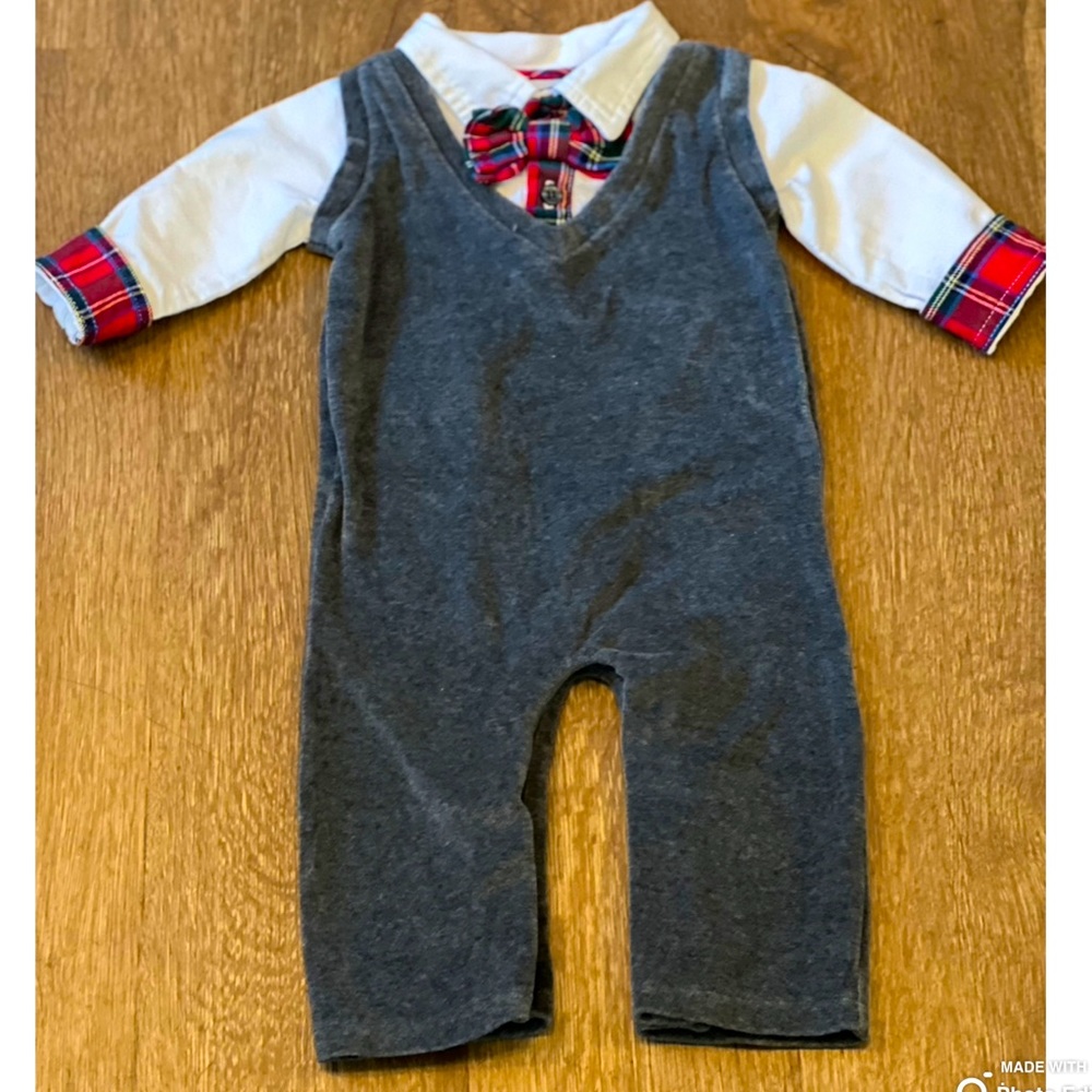 MUDPIE VGUC 6-9M Christmas Outfit